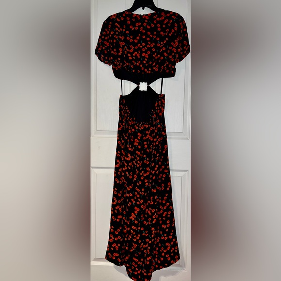 STAUD NWT Calypso Poppy Cut-Out Dress - Picture 5 of 7